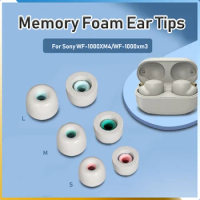 For Sony WF-1000XM4 WF-1000XM3 Memory Foam Ear Tips Ear Cushion Replacement Earphone Earplugs Ear Buds Pads Cushion Covers S M L