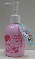 Hello Kitty 洗手乳 按壓 空瓶 空罐 瓶子 分裝瓶 容器 瓶 三麗鷗 KT 凱蒂貓 日貨 J00013201