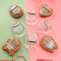 8 Keys Mini Wooden Kalimba คุณภาพสูงที่ประณีตนิ้วนิ้วหัวแม่มือเปียโน Marimba Musical Good Accessory 