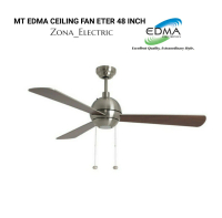MT EDMA CEILING FAN ETER 48 INCH / KIPAS LAMPU AC MOTOR