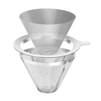 Stainless Steel Coffee Filter Refillable Filters Espresso Cup Pour Over Coffee Dripper Paperless Pour Over Coffee Maker Filters
