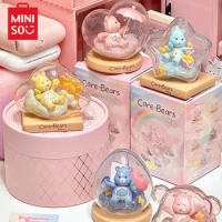Miniso Care Bears Blind Box Weather Forecast Series Blind Anime Peripheral Figures Cartoon Decorative Tabletop Ornaments Toys