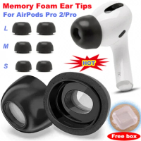 Memory Foam Ear Tips For Apple AirPods Pro 2 Foam Tips Ear pads Replacement Earphone Eartips For Airpod pro Earbuds Accessories