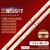 LED Backlight Strip For Samsung BN96-52595A UE55AU9000 UE55AU8040 UE55AU8000 UA55AU9000 UA55AU8800 UA55AU8100 UA55AU8000