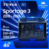 TEYES X1 For Kia Sportage 3 SL 2010 - 2016 Car Radio Multimedia Video Player Navigation GPS Android 10 No 2din 2 din DVD