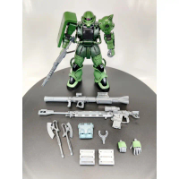 Siap Pasang Assembled HG 1/144 GTO Zaku II Type C-6/R6 with Paneling Gundam Model Kit for Boys