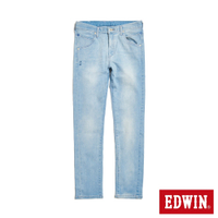 EDWIN E-FUNCTION 三片3D窄管牛仔褲-男-漂淺藍