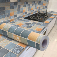 加厚防水墻紙自粘壁紙貼紙裝飾廚房浴室衛生間瓷磚地板貼紙耐磨