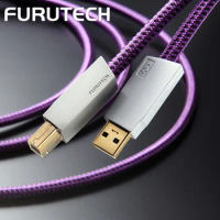 FURUTECH GT2 Pro flagship single crystal copper silver-plated fever audio USB cable A-B port digital cable