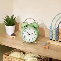 Dekoruma KOMAKI Jam Weker Aesthetic / Alarm Clock / Jam Meja Beige