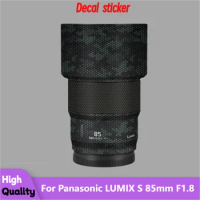 For Panasonic LUMIX S 85mm F1.8 Lens Sticker Protective Skin Decal Vinyl Wrap Film Anti-Scratch Protector Coat