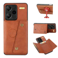 V29 Lite V25E Y35 Y16 Leather Back Case Magnet Car Phone Holder Wallet Shell for Vivo Y35 Y21s V25 E V 29 Y33s Flip Cover Funda