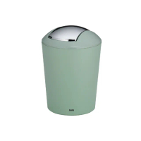 【KELA】Marta搖擺蓋垃圾桶 抹茶綠1.7L(回收桶 廚餘桶)