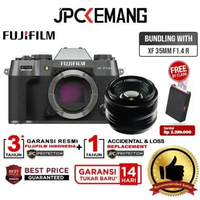 JPC KEMANG Fujifilm XT50 Body Only Fuji X-T50 XT 50 Mirrorless Camera GARANSI RESMI CS+XF35mmF1.4