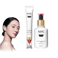【AHC】雙波抗老膠原抗老拉提組(醫美科研 精華40ml+抗皺眼霜30ml)(眼霜/膠原蛋白))