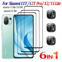 For Xiaomi 11 Lite 5G NE Tempered Glass Mi 11 12 Lite 5G Screen Protector xiaomi 12 lite Glass Film Xiaomi 12T 12 T 11T Pro
