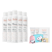 【Avene 雅漾官方直營】活泉水穩膚噴霧300mlx5入組(保濕化妝水/舒緩乾癢敏弱)