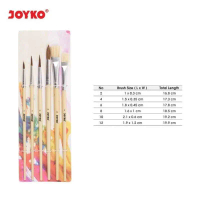Satu Set Kuas Lukis Joyko BR - 1 / Kuas Lukis Satu Set / Joyko / BR - 1