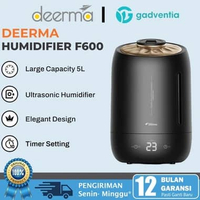 SKY - Deerma F600 Air Humidifier Ultrasonic 5l Touch Screen Pelembab Udara Ruangan Kantor Kamar Oil 