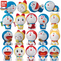 Bandai Brand New Genuine Doraemon Nobita Nobi Minamoto Shizuka Gashapon Action Figures Model Collection Hobby Toys Gifts