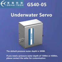 GS40-05 ROV underwater servo mechanical arm steering gear mechanical fish brake 50kg Cm (5N. m) pressure water depth 300m