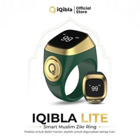 iQibla Zikr Ring Lite E01 Cincin Tasbih Digital Hitung Zikir Harian Muslim Modern Baterai Tahan Lama