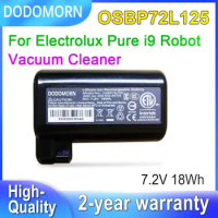 DODOMORN OSBP72L125 Battery For Electrolux Pure i9 Robot Vacuum Cleaner 7.2V 18Wh Replacement With Tracking Number High Quality