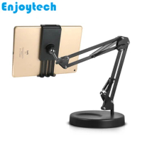 Tabletop Mount Stands with Holders for iPad Tablets iPhone Xiaomi Huawei Samsung Mobile Phones Tripod Bracket for Video bloggers
