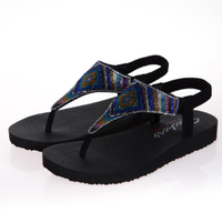 【SKECHERS】女 休閒系列 涼鞋 MEDITATION(31769BKMT)
