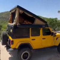 New Design Aluminium Shell 4x4 Car Camping Roof Top Tent for Jeep JK JL Wrangler