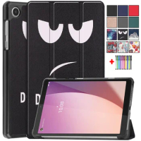 Tablet Etui Coque For Lenovo Tab M8 Gen 4 Cover For Lenovo Tab M8 M 8 4th Gen Case tb300fu tb300xu Protective Shell + Gift