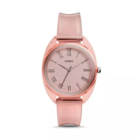 Jude Three-Hand Peach Silicone Watch