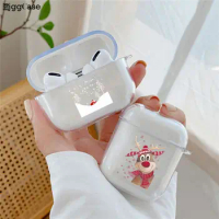 Christmas Wireless Earphone Charging Cover Bag For Apple AirPods 3 Pro transparent Cases Bluetooth Box Headset Protective