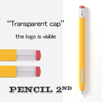 Ốp Apple Pencil 2, Màu Trơn Phong Cách Cổ Điển, Túi Vỏ Bảo Vệ Silicon, Tương Thích Với Bút Cảm Ứng A
