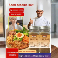 Flaxseed Sesame Salt Multi-Purpose Seasoning, Secret Crafted Dipping Powder for Grilled Meat, Fried
