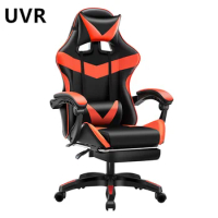 UVR Adjustable Office Chair Home Computer Gaming Chair Ergonomic Backrest Recliner Boss Chair Sponge Cushion Gaming Chair