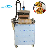 china High Quality automatic roti making machine pizza press skin Dough Sheeter Pita Bread Roti Maker Tortilla Wrapper Machine