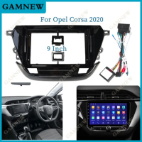 9 Inch Car Frame Fascia Adapter Canbus Box Decoder Android Radio Dash Fitting Panel Kit For Opel Corsa 2020