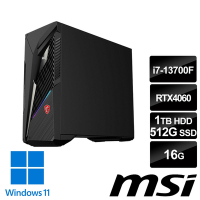 msi微星 Infinite S3 13-845TW-RTX4060 電競桌機 (i7-13700F/16G/512G+1T/RTX4060-8G/Win11)
