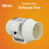 On Sale BSBOSS Exhaust Diagonal Flow Pressurized Fan Bedroom Living Room Toilet Guest Room (4\/6\"/8