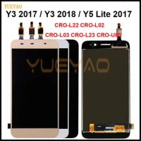 5.0'' For Huawei Y3 2017 / Y3 2018 CRO-L22 CRO-L02 CRO-L03 CRO-L23 CRO-U00 Y5 Lite 2017 LCD Display + Touch Sensor Digitizer