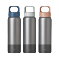 【WOKY 沃廚】Ti純鈦提手運動保溫瓶800ml(隨行杯/保溫杯)