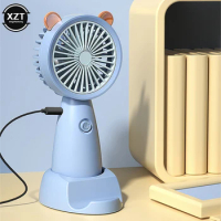 USB Mini Handheld Fan Mini Creative Desktop Office Mute USB Charging Fan Portable Pocket Handheld Fa