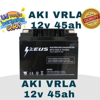 Aki Solar Panel Vrla Gel 12v 45ah Zeus Battery Aki Deep Cycle