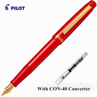 PILOT 78G Original Classic Fountain ปากกาหรูหรา22K Golden Ef/f/m Nib โรงเรียนนักเรียนฝึกเขียนหมึกปาก