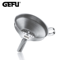 【GEFU】德國品牌不鏽鋼可拆過濾式漏斗-10.5cm