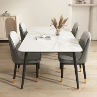 Nordic Dining Table Luxury Restaurant Kitchen Dining Table Marble Nordic Modern Furniture Mesas Livi