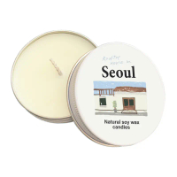 Summerstuff.marine - SOY WAX CANDLES กลิ่น ROOFTOP HOUSE IN SEOUL (60 g) - เทียนหอมไขถั่วเหลือง คําแ