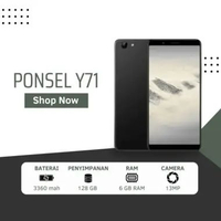 ZS - HP SMARTPHONE ANDROID VIVO Y71 RAM 6GB + 128GB BATERAY 3360mAh BERGARANSI 12 BULAN HITAM