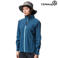 【城市綠洲】TERNUA 女 Shelltec 防水連帽外套 1643596 / 輕量 透氣 防風 彈性 5938蔚藍-2XL